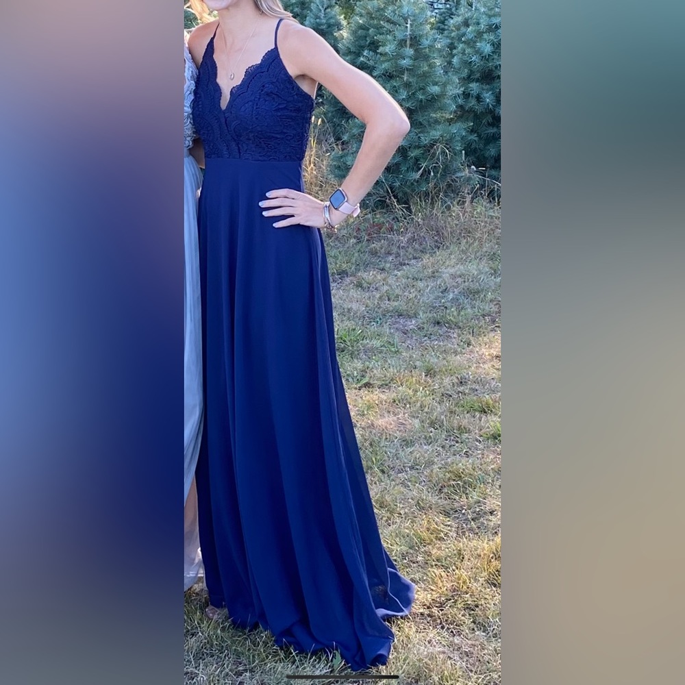 Lulus blue dress